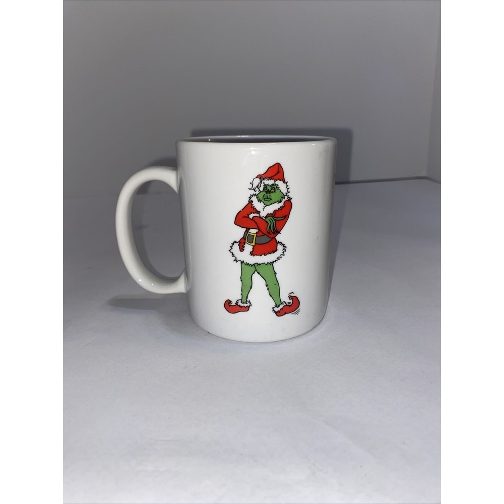 Vintage 2000 Universal Studio How The Grinch Stole Christmas Mug Dr Seuss Movie